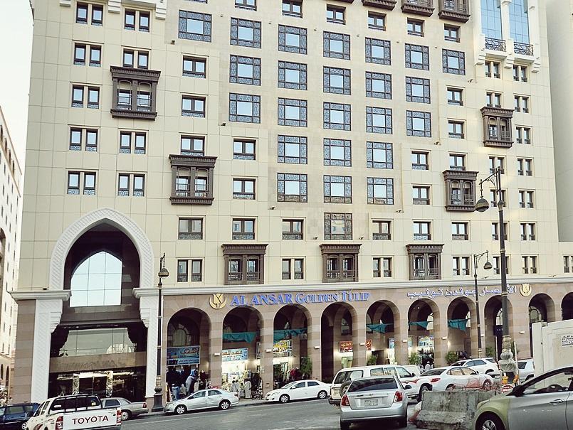 Al Ansar Golden Tulip Hotel Medina Bagian luar foto